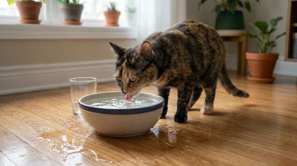 indoor cat is losing weight