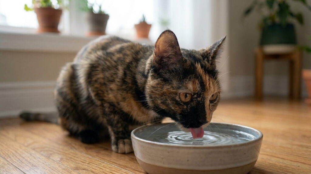 indoor cat is losing weight