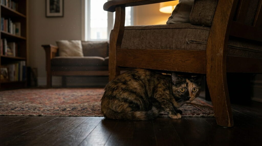 indoor cat is losing weight