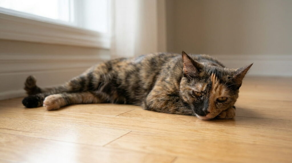 indoor cat is losing weight