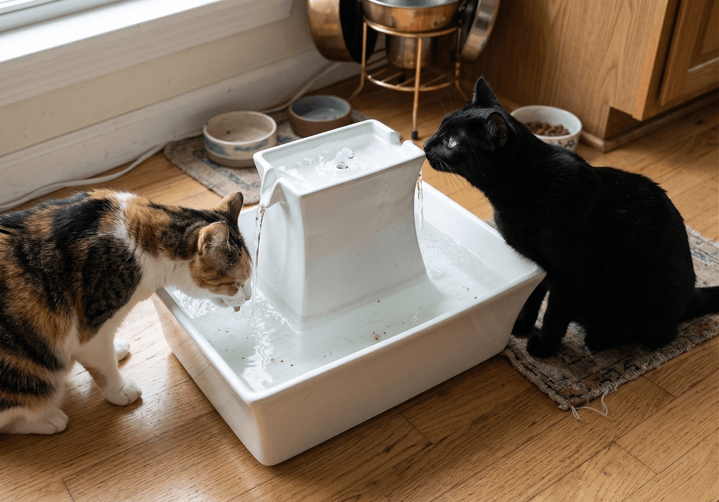 PetSafe Drinkwell Pagoda Ceramic cat water fountain