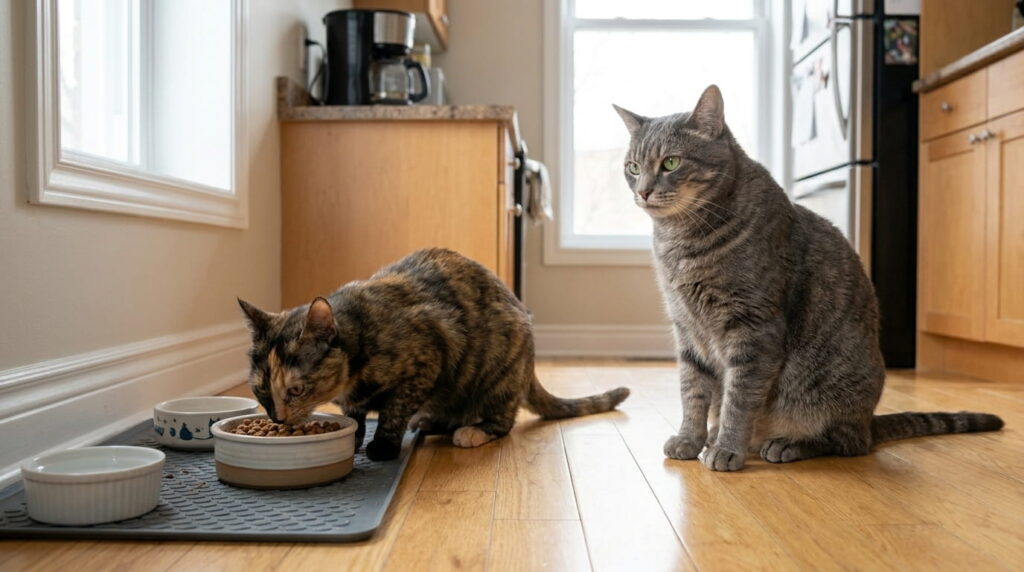 indoor cat is losing weight