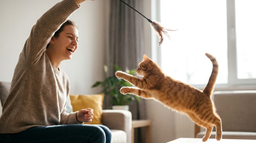 How to Keep an Indoor Cat Entertained While at Work
