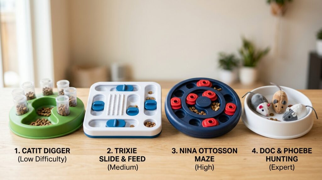 Best Puzzle Feeders for Indoor Cats