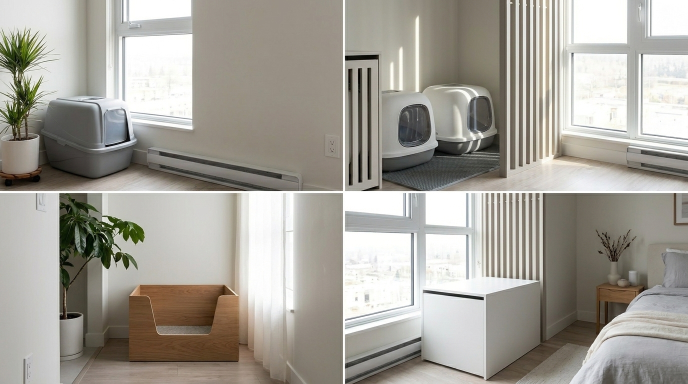 Petmate two door top load carrier in apartment