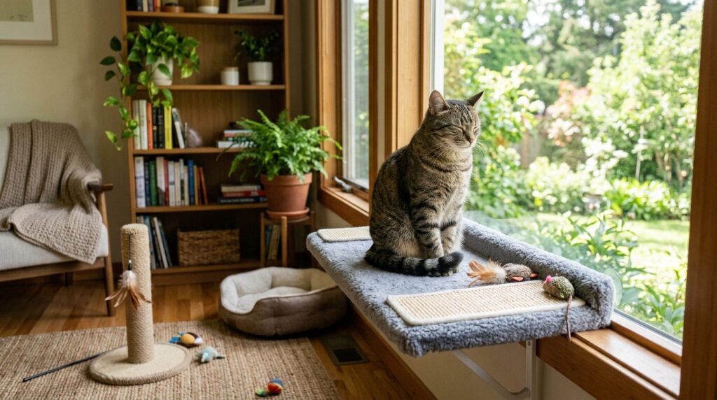 signs of bored indoor cat