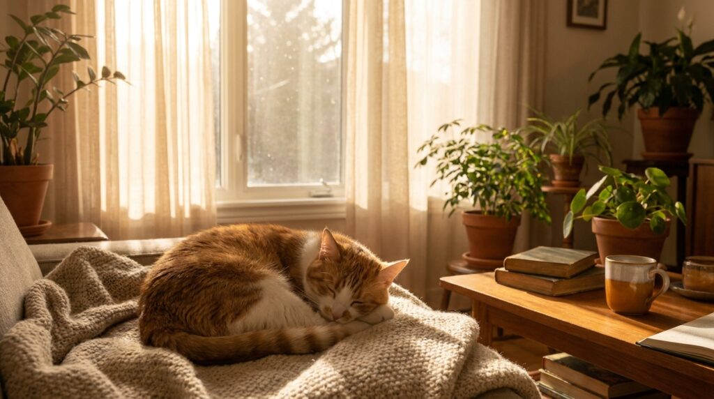 How to Keep an Indoor Cat Entertained While at Work