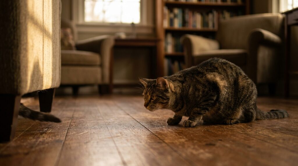 indoor cat bored at night