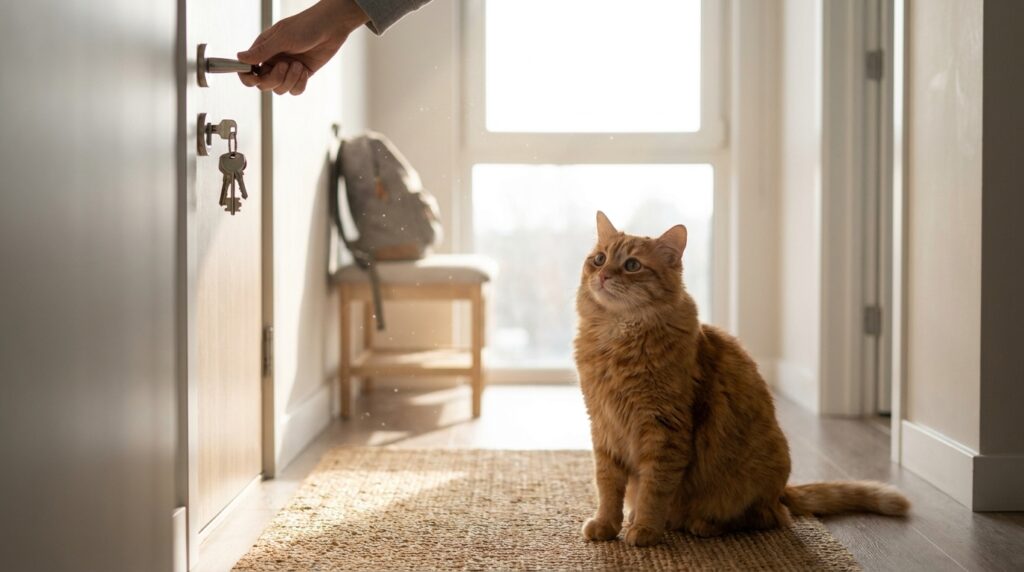 How to Keep an Indoor Cat Entertained While at Work