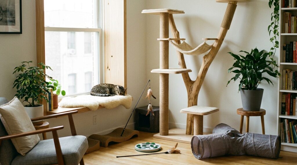 indoor cat routine