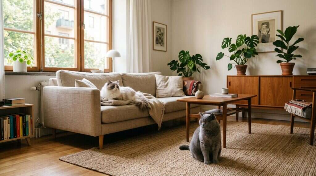 Best cat breeds for indoor life ragdoll british shorthair sofa
