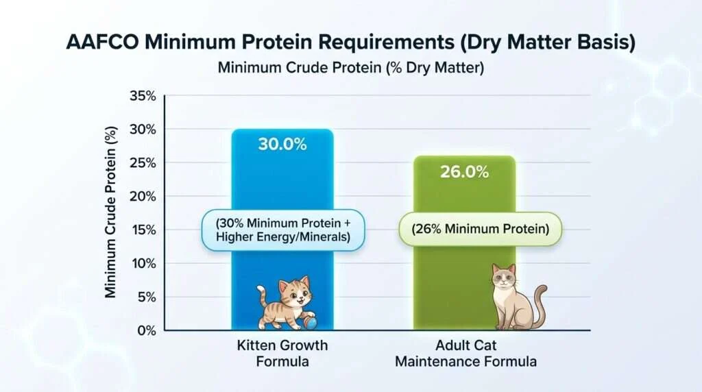Best kitten food for indoor cats aafco protein chart