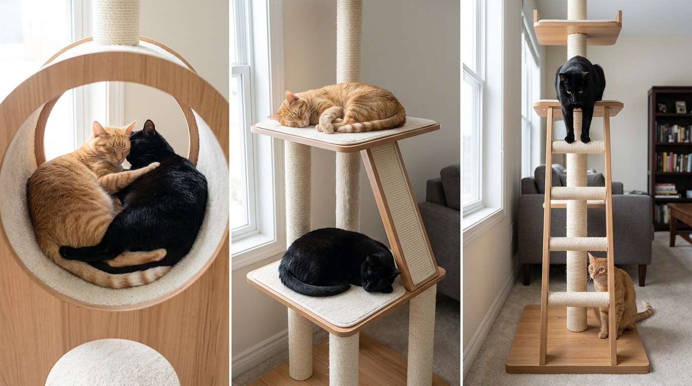 Cat condos for indoor cats pair dynamics graphic