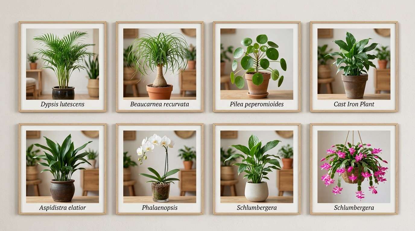 Cat safe indoor plants six safe plants grid