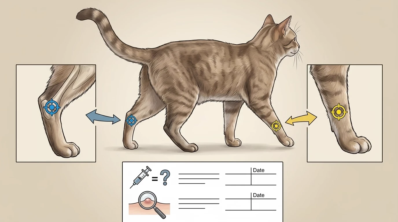 Do indoor cats need rabies shots injection sites