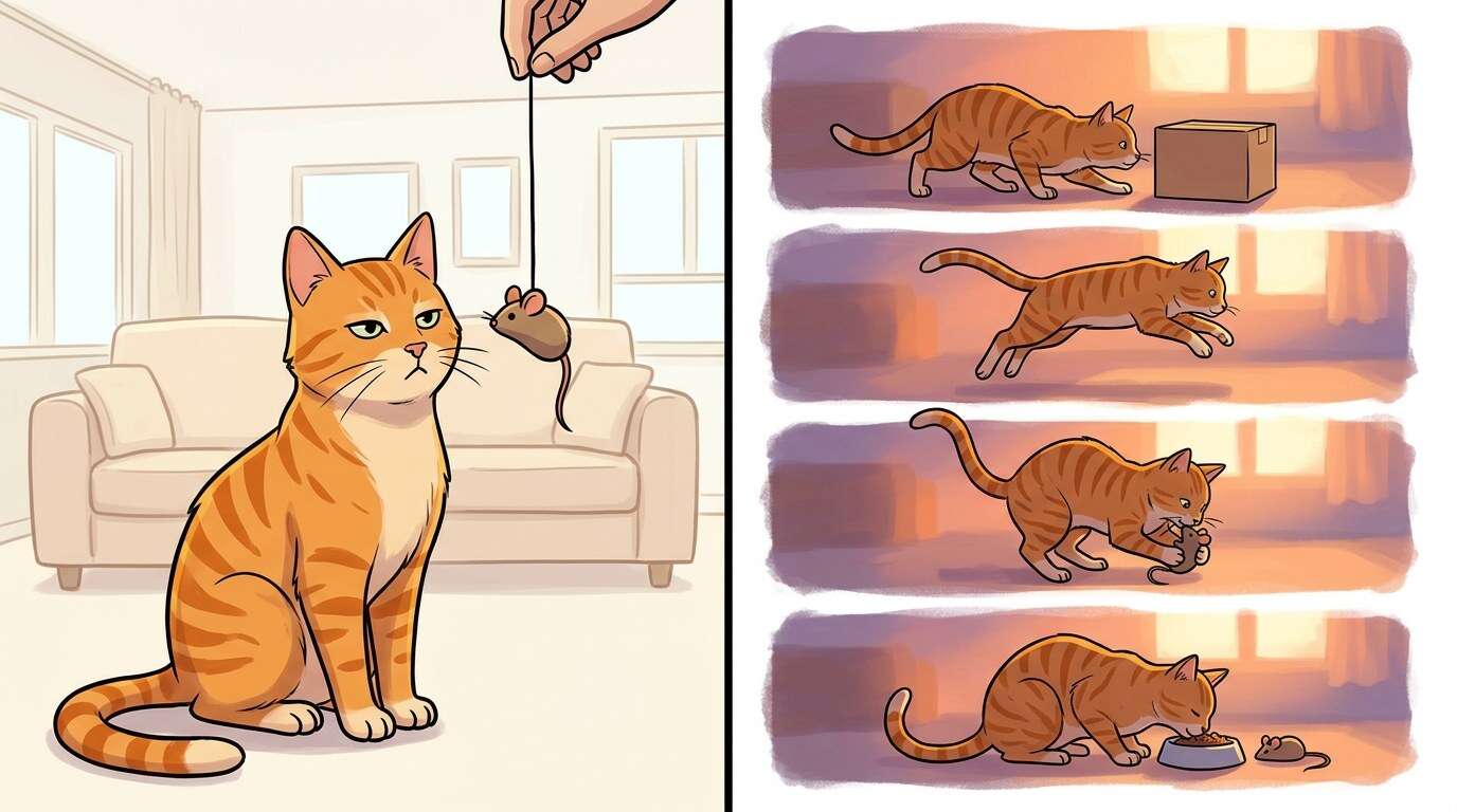 Indoor cat exercise for cats that ignore toys toy mouse illustrations