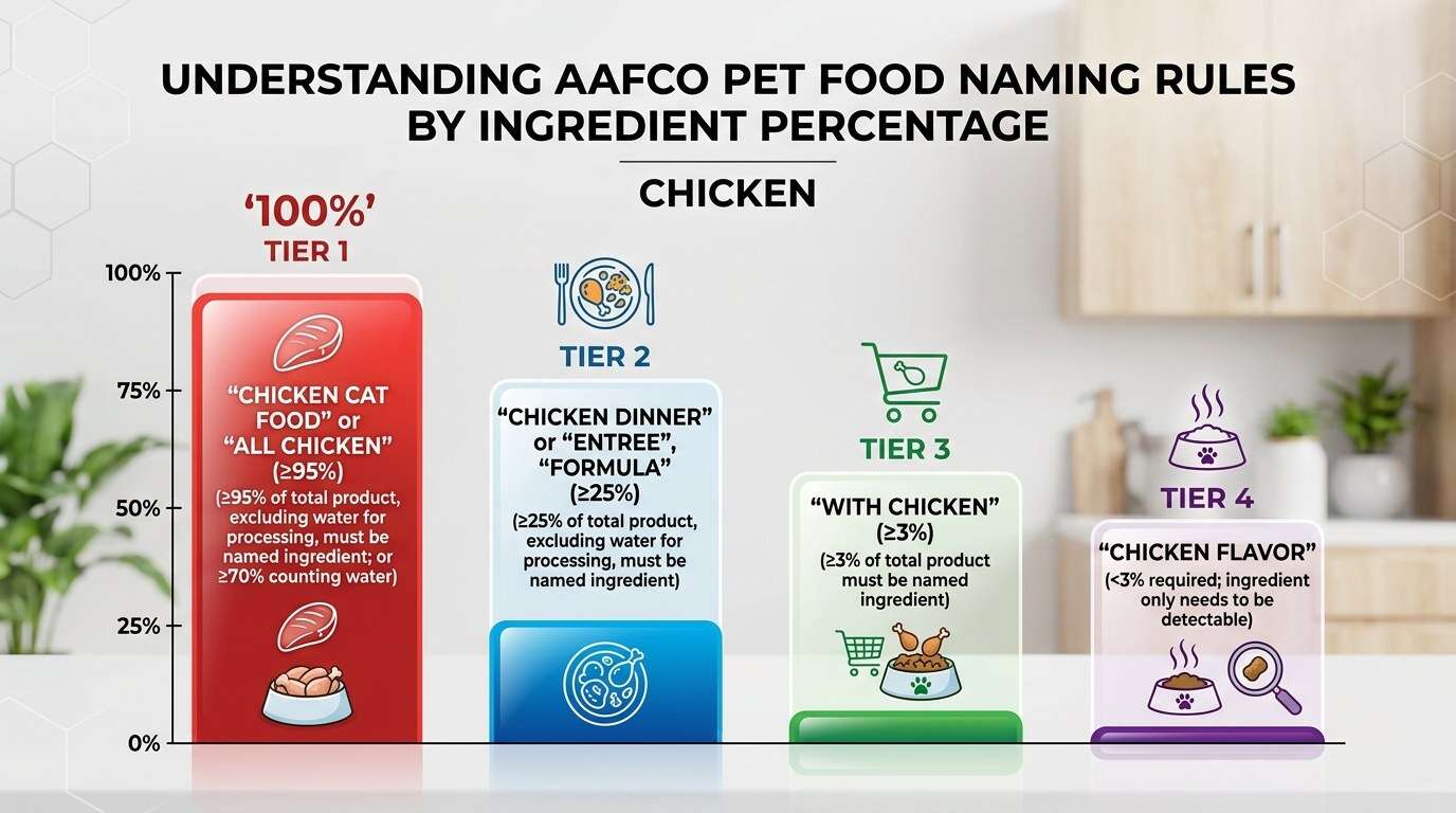 Indoor cat food marketing claims aafco naming rules