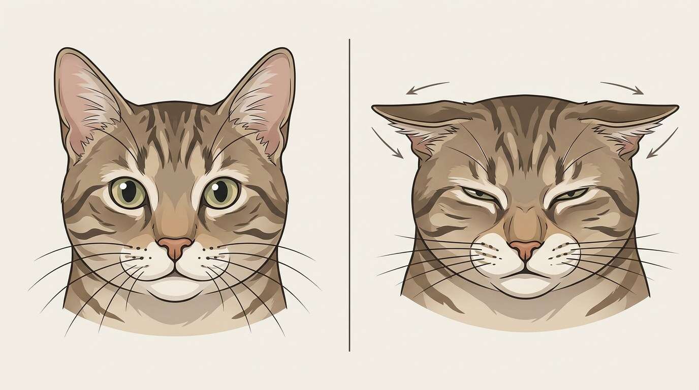 Indoor cat health check at home grimace scale guide